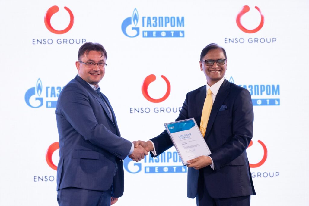 Gazpromneft-Lubricants and Enso Global Trading partner to expand the geography of lubricant supplies to the global market of the South Asian region