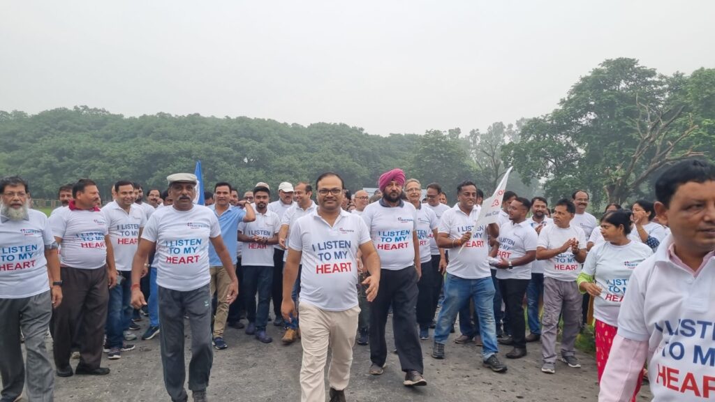 "WALK WITH NATURE AT BOTANICAL GARDEN" – Narayana Hospital, Howrah Celebrates World Heart Day with a Heartwarming Twist