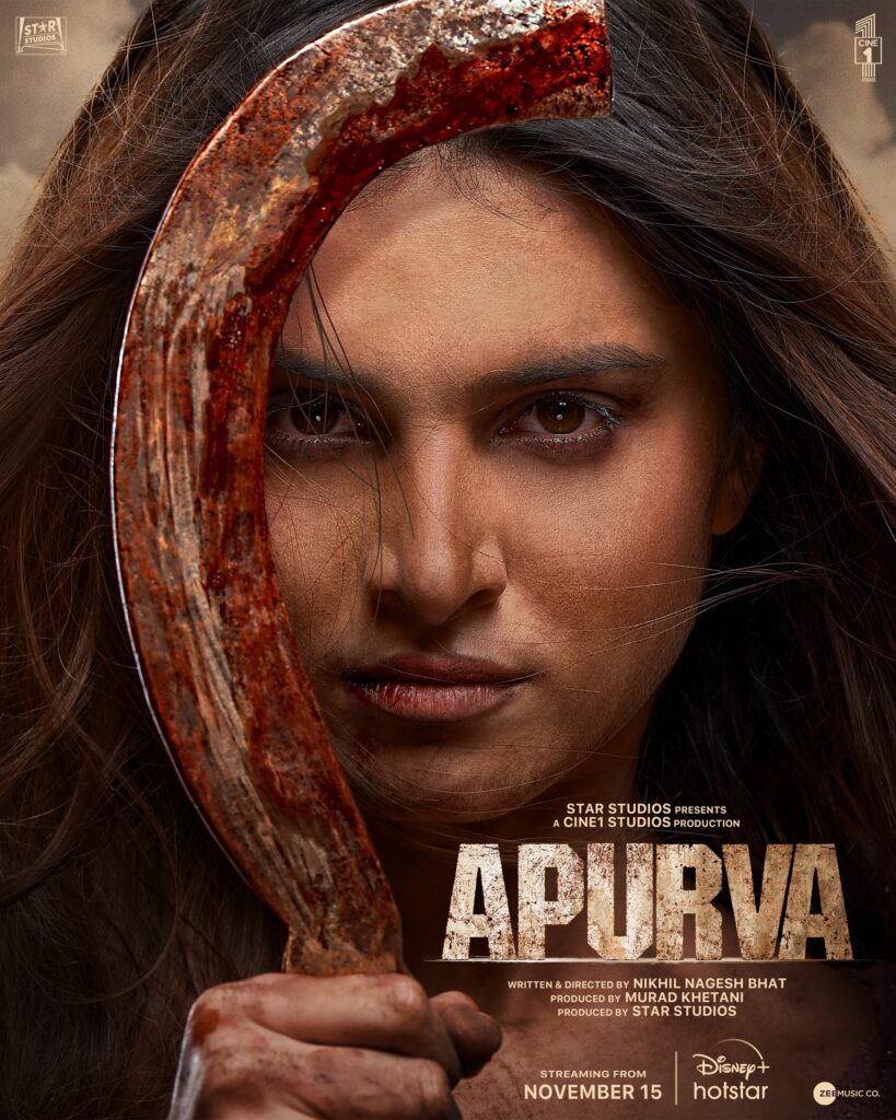 STAR STUDIOS AND CINE1 STUDIOS POWERFUL EDGE OF THE SEAT SURVIVAL THRILLER “APURVA” STREAMING FROM 15TH NOVEMBER ON DISNEY+ HOTSTAR