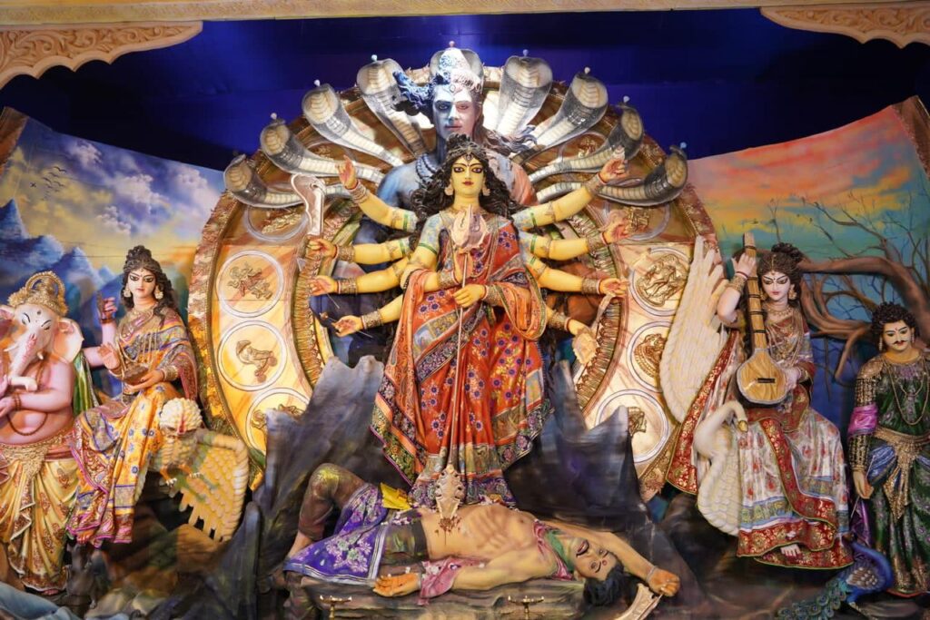 Mamata Banerjee virtually inaugurates Youth Association of Mohammad Ali Park Durga Puja with its theme Kedarnath Temple