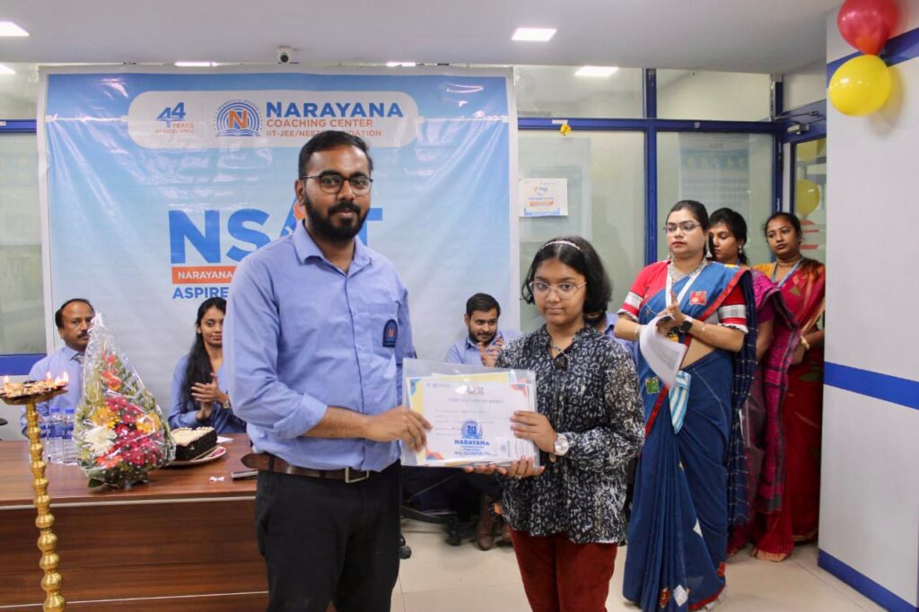 Empowering Students NationwideNarayana Scholastic Aptitude Test (NSAT) Success Meet – Finding Talent and Rewarding Them.