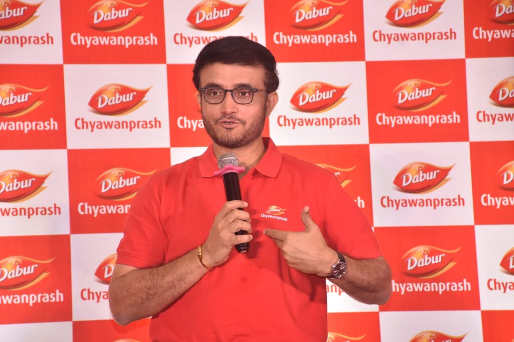 Dabur Chyawanprash signs Sourav Ganguly as Brand Ambassador for East India