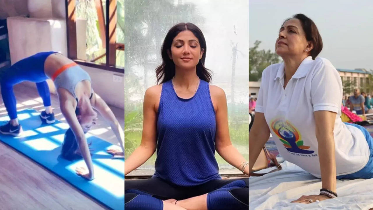 A sneak peek into how Bollywood actresses like Shilpa Shetty, and Kiara Advani celebrated International Yoga Day