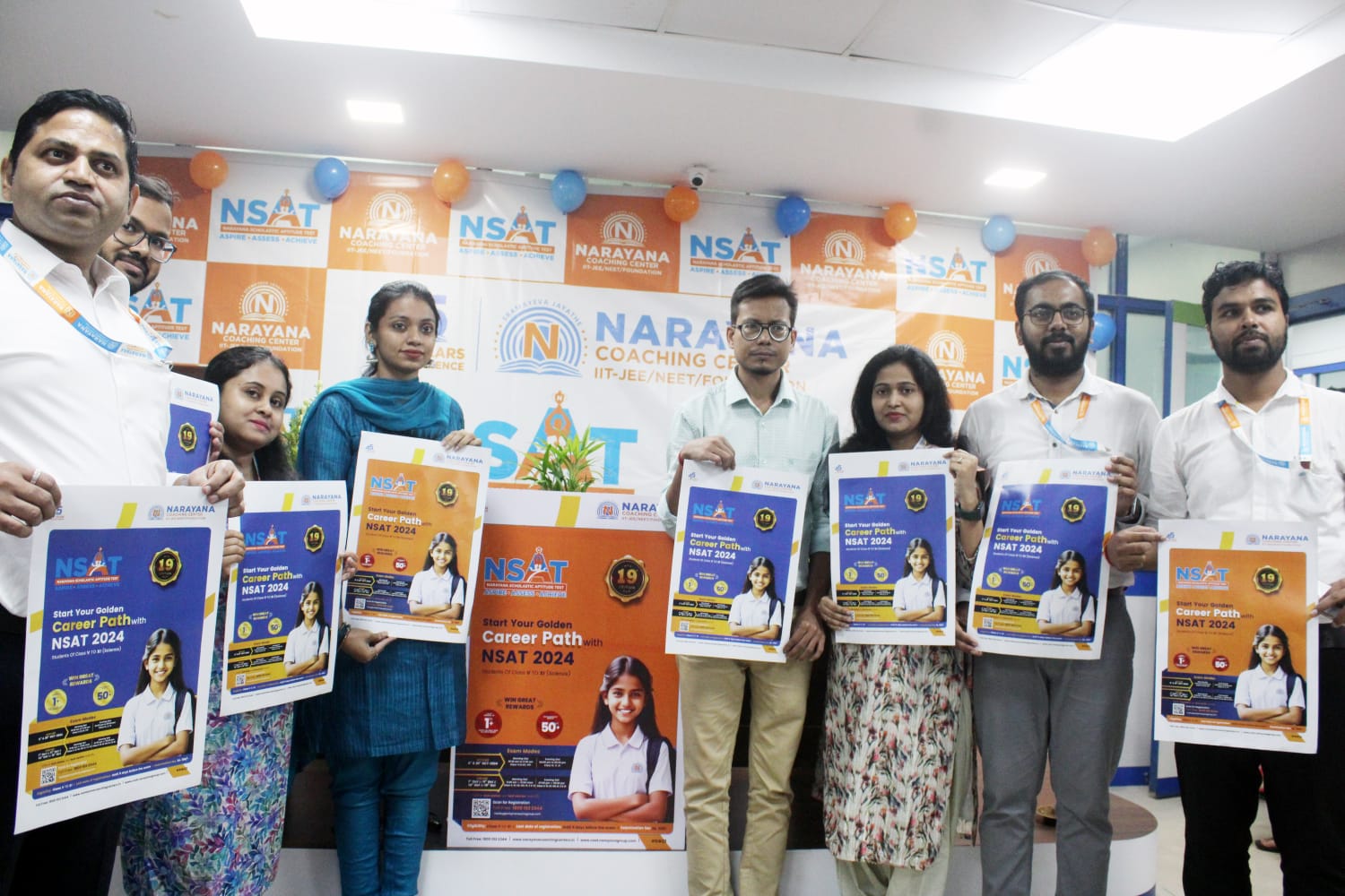 Launch of the 18th Edition of the Narayana Scholastic Aptitude Test (NSAT 2024) Empowering Students Nationwide