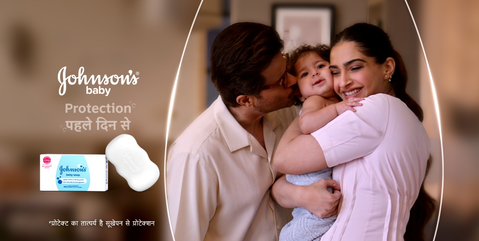Anil and Sonam Kapoor Unite for Johnson's® Baby "Protection ka Promise Pehle Din Se"