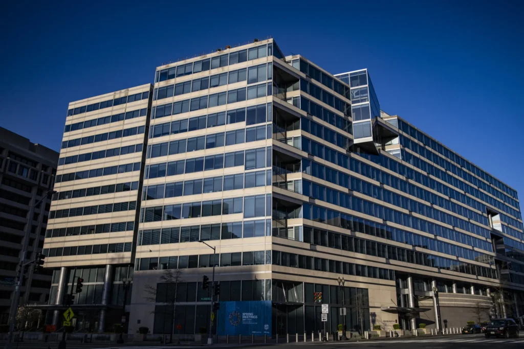 IMF Headquarters in Washington DC, symbolic of global financial decisions