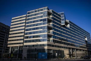 IMF Headquarters in Washington DC, symbolic of global financial decisions