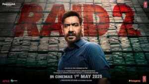 Ajay Devgn as IRS officer in Raid 2 movie still