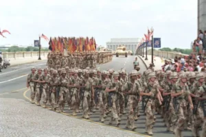 White House press briefing on June 14 military parade decision