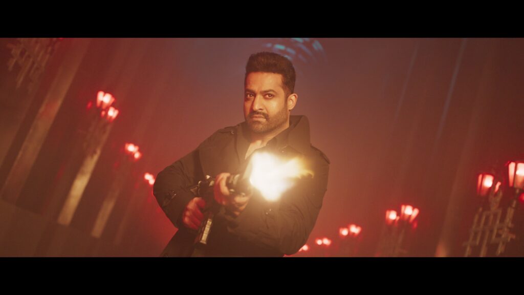 NTR War 2 Look with Leather Jacket and Rugged Styling