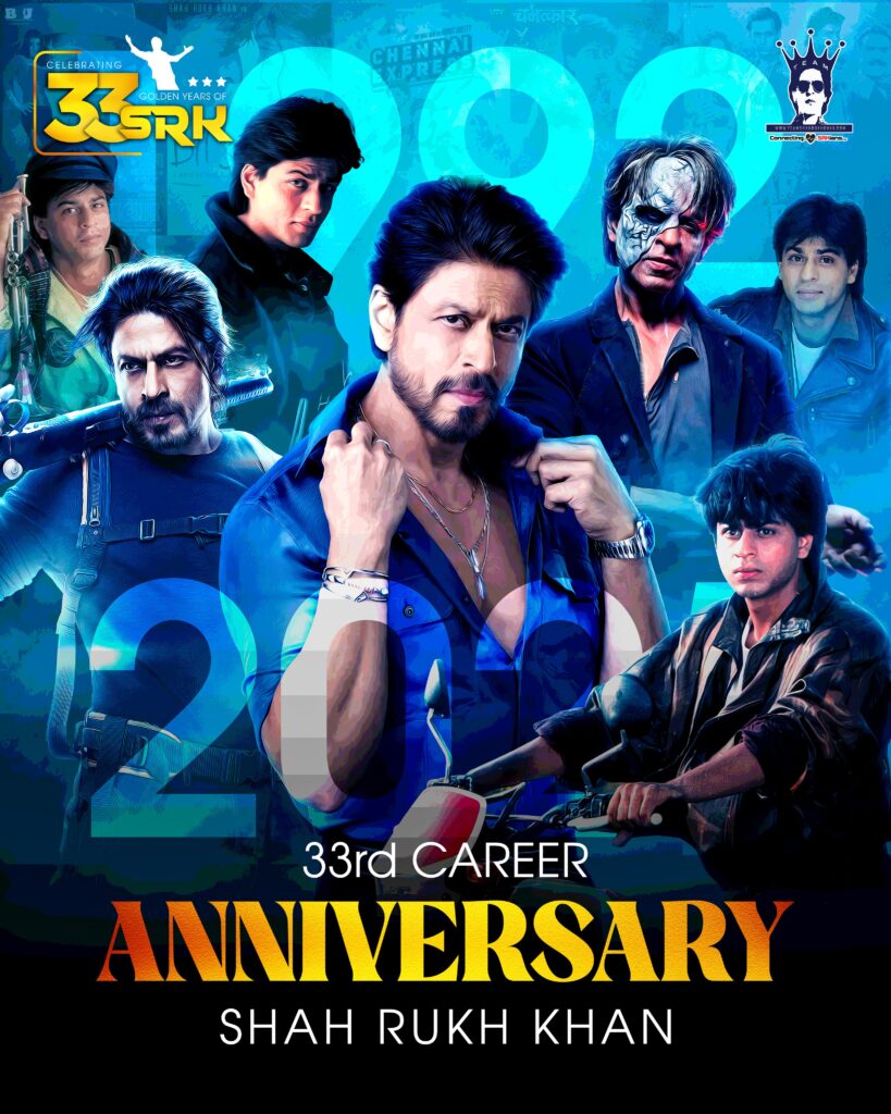 33 Years of Reign, One King Only: Shah Rukh Khan