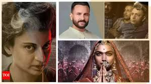 Indian cinema facing political controversies collage