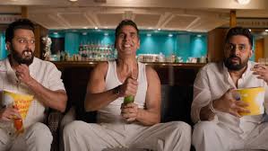 Akshay Kumar in a comedic scene from Housefull 5, celebrating box office success