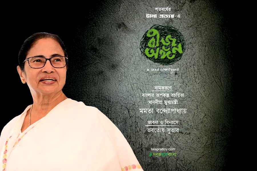 প্রথমবার দুর্গাপুজোর থিমের নাম দিলেন মুখ্যমন্ত্রী, শতবর্ষের টালা প্রত্যয়ের ‘বীজ অঙ্গন’ ঘিরে শুরু চমক