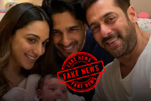 Kiara Advani Sidharth Malhotra fake baby news viral photo debunked