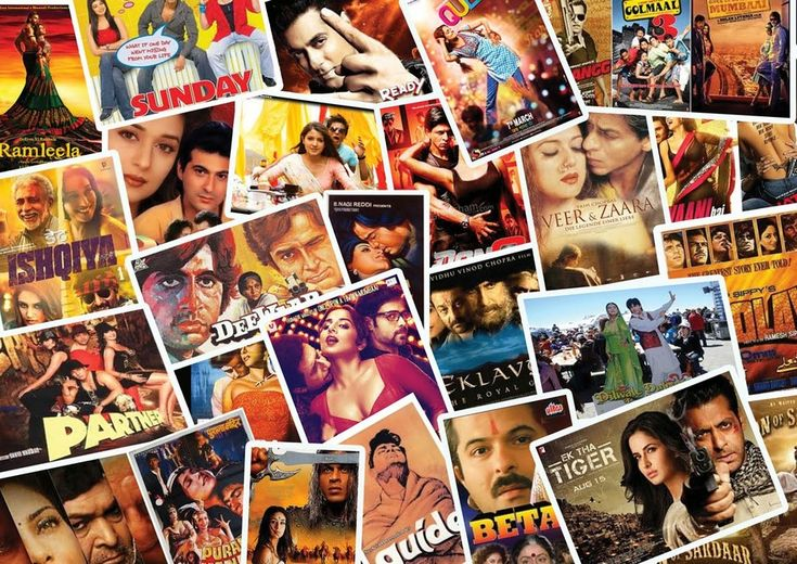 Classic Bollywood romances movie posters depicting age-gap .