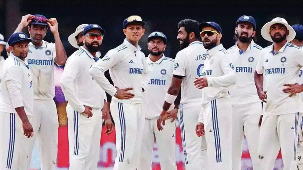 ভারতীয় ক্রিকেট দল ম্যাচ পরবর্তী আলোচনা করছে