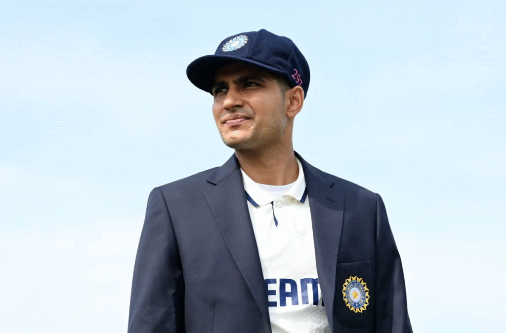 Shubman Gill at the toss during his debut Test as Indian captain, setting the tone for a high-stakes match