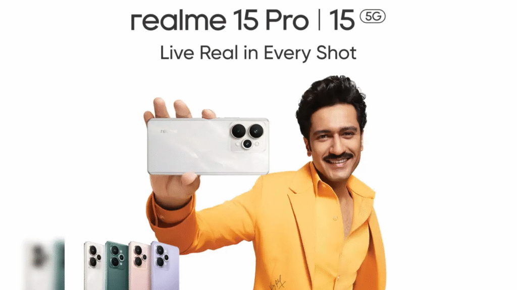 Realme 15 5G-র ডিজাইন এবং ডিসপ্লে লুক