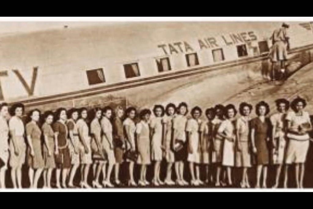 জেআরডি টাটার প্রতিষ্ঠিত Tata Airlines-এর পুরনো বিজ্ঞাপন