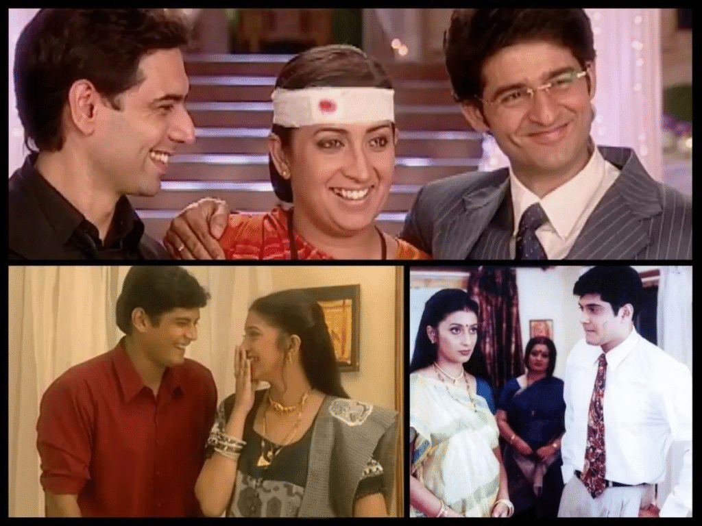 Iconic characters from Kyunki Saas Bhi Kabhi Bahu Thi, whose relatable portrayals of family and relationships captivated viewers.