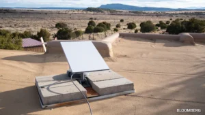Starlink satellite dish installation on an Indian rooftop for internet connectivity